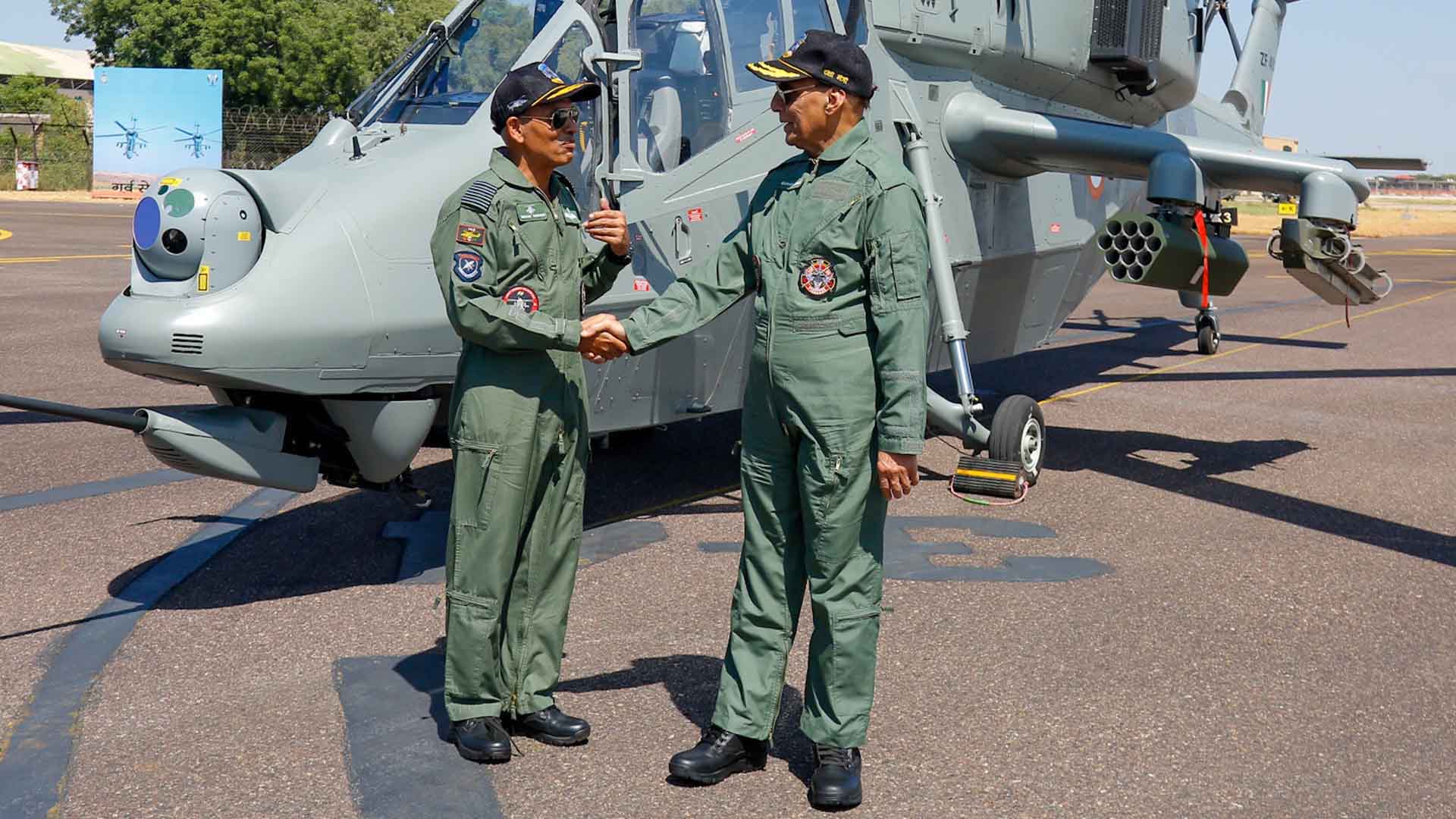 New Indian Air Force light combat helicopter is formally inducted into service